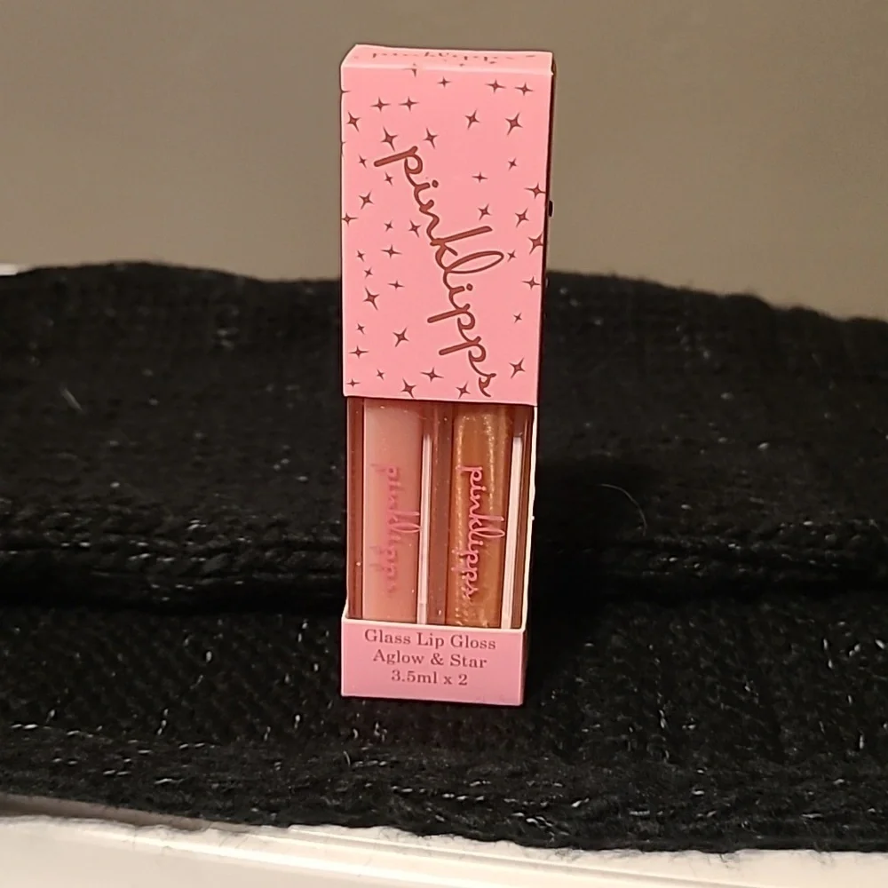 Pink Lipps Lip Gloss Duo color Aglow/Star 3.5 ml x 2